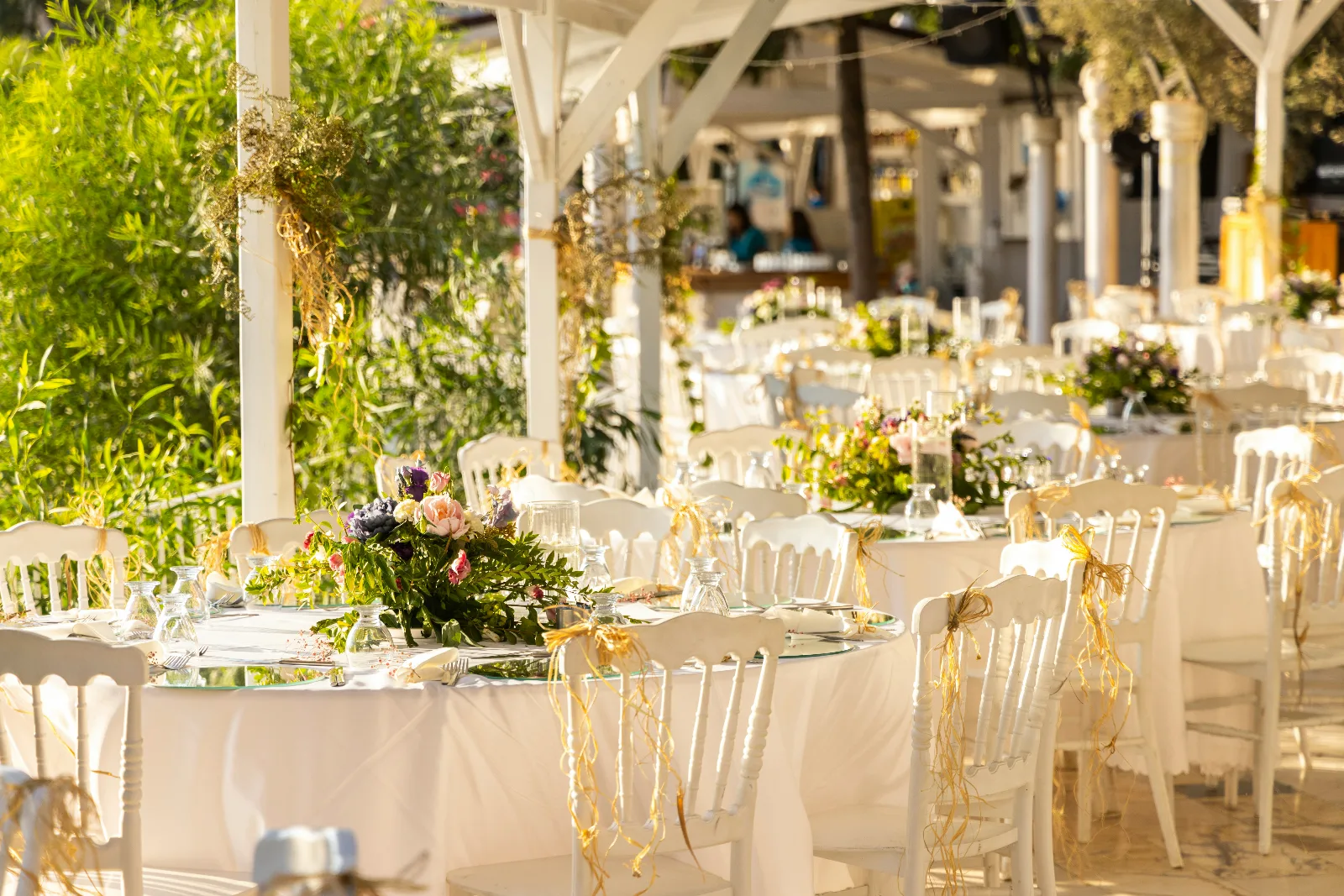 Elegant receptions under Mediterranean skies